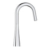 [32283003] GROHE Zedra Single-Handle Pull Down Dual Spray Prep Faucet 1.75 GPM (6.6 L/min) - GROHE StarLight Chrome