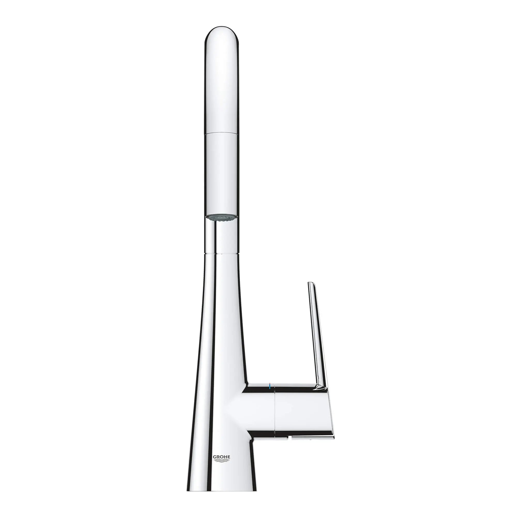 GROHE Zedra Single-Handle Pull Down Dual Spray Prep Faucet 1.75 GPM (6 GROHE Zedra Single-Handle Pull Down Dual Spray Prep Faucet 1.75 GPM (6