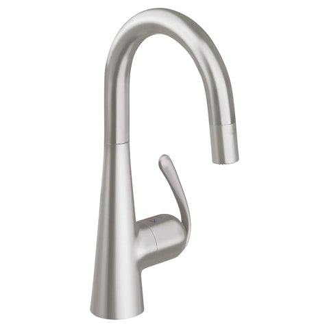 Single-Handle Pull Down Kitchen Faucet Dual Spray 1.75 GPM - SuperSteel InfinityFinish