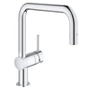 [32319000] Single-Handle Pull Down Kitchen Faucet Dual Spray 1.75 GPM - GROHE StarLight Chrome