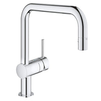 [32319000] Single-Handle Pull Down Kitchen Faucet Dual Spray 1.75 GPM - GROHE StarLight Chrome