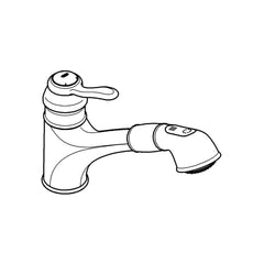 [3245900E] Single-Handle Pull-Out Kitchen Faucet Dual Spray 1.5 GPM - GROHE StarLight Chrome