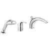 [32644001] Ohm Trimset Bath 3-Hole - GROHE StarLight Chrome