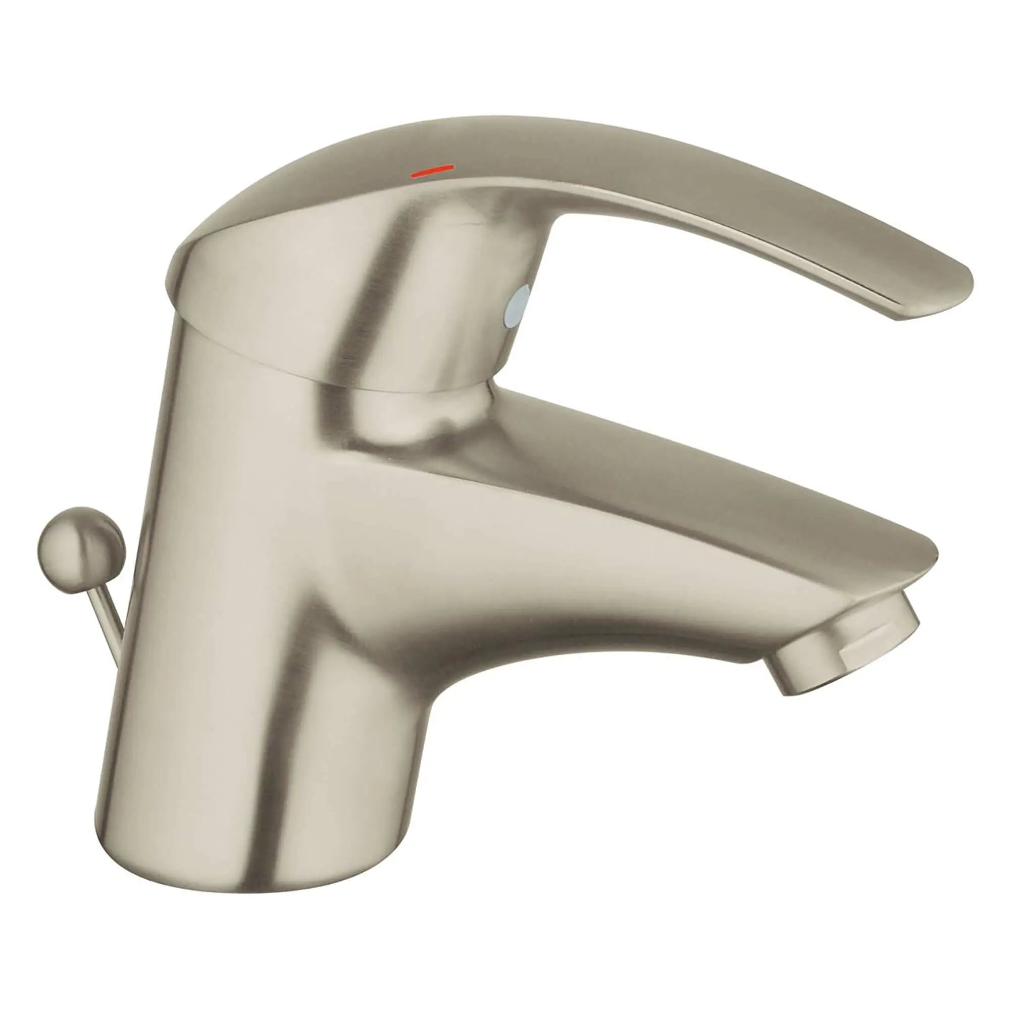New Lavatory Faucet w/Pop-up Drain // BRUSHED NICKEL INFINITYFINISH // 15201_32642EN1-Eurosmart-Single-Handle_Bathroom_Faucet_S-Size_0_CDNwebp.webp