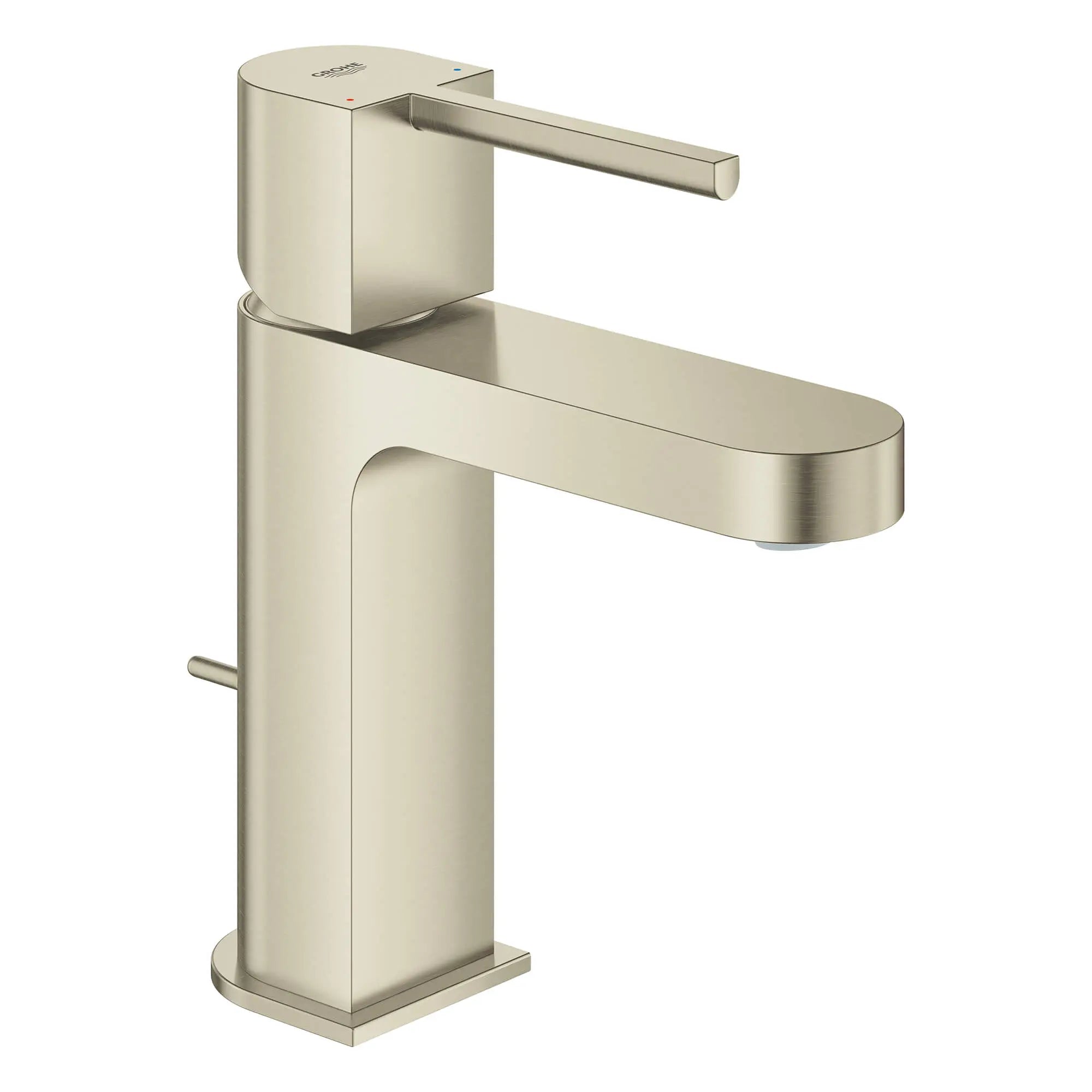 Single Hole Single-Handle S-Size Bathroom Faucet, 1.2 GPM (4.5 L/min) // BRUSHED NICKEL INFINITYFINISH // 15256_33170en3-grohe-plus-single-handle-bathroom-faucet-s-size-brushed-nickel-infinityfinish_0_CDNwebp.webp