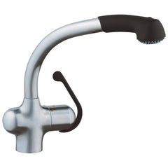[33759KD0] Single-Handle Pull-Out Kitchen Faucet Dual Spray 1.75 GPM - Stainless Steel/Soft Black