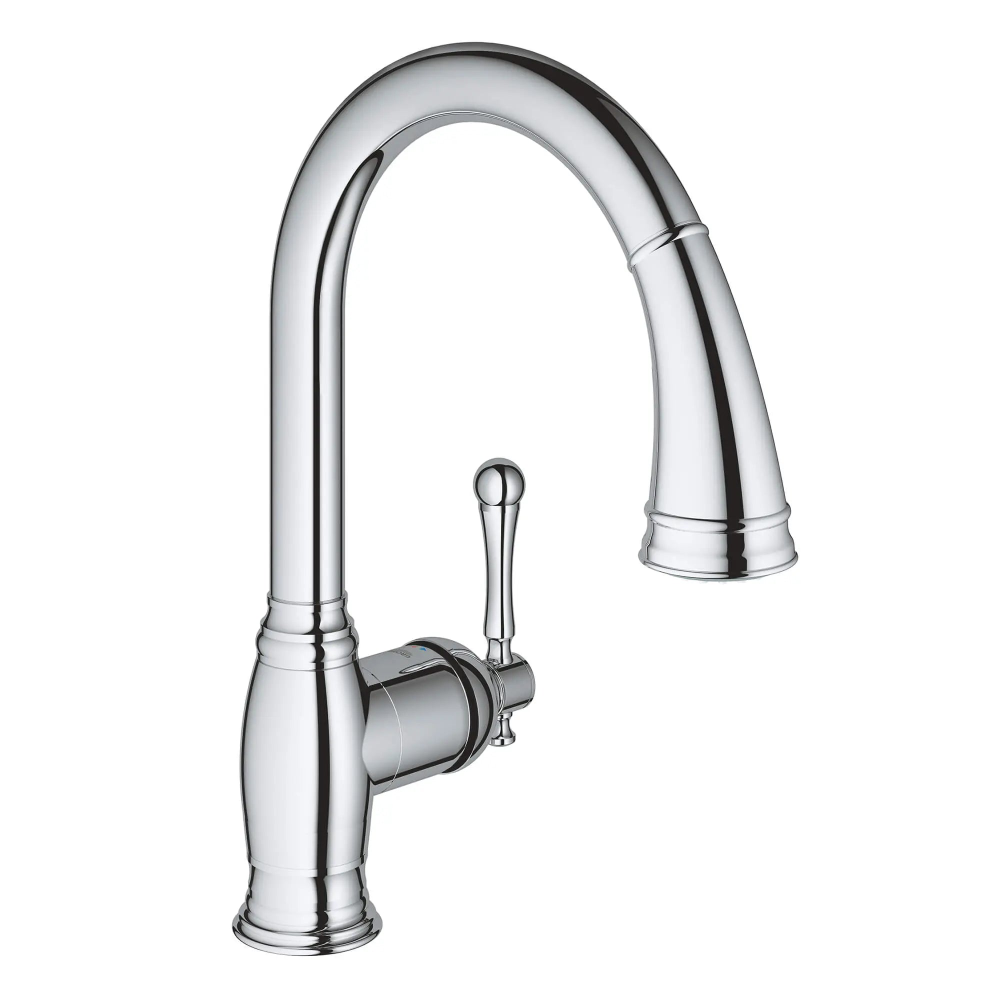 Bridgeford Single-Handle Pull-Down Kitchen Faucet Dual Spray 1.75 GPM // GROHE STARLIGHT CHROME // 15299_33870002-bridgeford-single-handle-kitchen-faucet-starlight-chrome_0_CDNwebp.webp