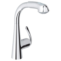 [33893000] Single-Handle Pull-Out Kitchen Faucet Dual Spray 1.75 GPM - GROHE StarLight Chrome