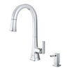 [30365000] Single-Handle Pull Down Kitchen Faucet Dual Spray 1.75 GPM - GROHE StarLight Chrome