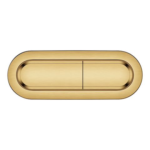 Essence Dual Flush Actuator - Brushed Cool Sunrise