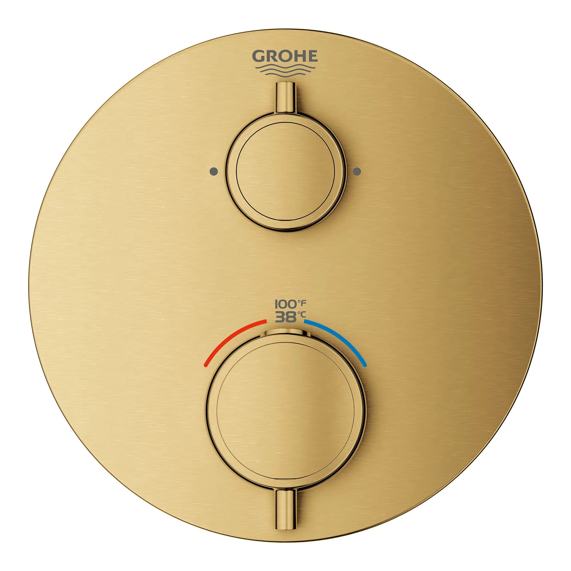 Dual Function 2-Handle Thermostatic Valve Trim // BRUSHED COOL SUNRISE // 153537_24133GN0_1_0_CDNwebp.webp