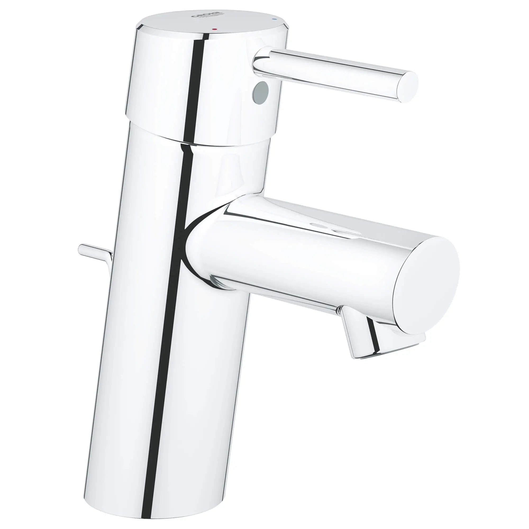 S-Size Single-Handle Single-Hole Bathroom Faucet - 1.5 GPM // GROHE STARLIGHT CHROME // 15358_34270001-concetto-single-handle-bathroom-faucet-s-size-starlight-chrome_0_CDNwebp.webp