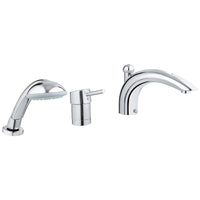 [34272000] Ohm Trimset Bath 3-Hole - GROHE StarLight Chrome