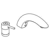 [34273EN0] Two-Hole Single-Handle Bathtub Faucet - Brushed Nickel InfinityFinish