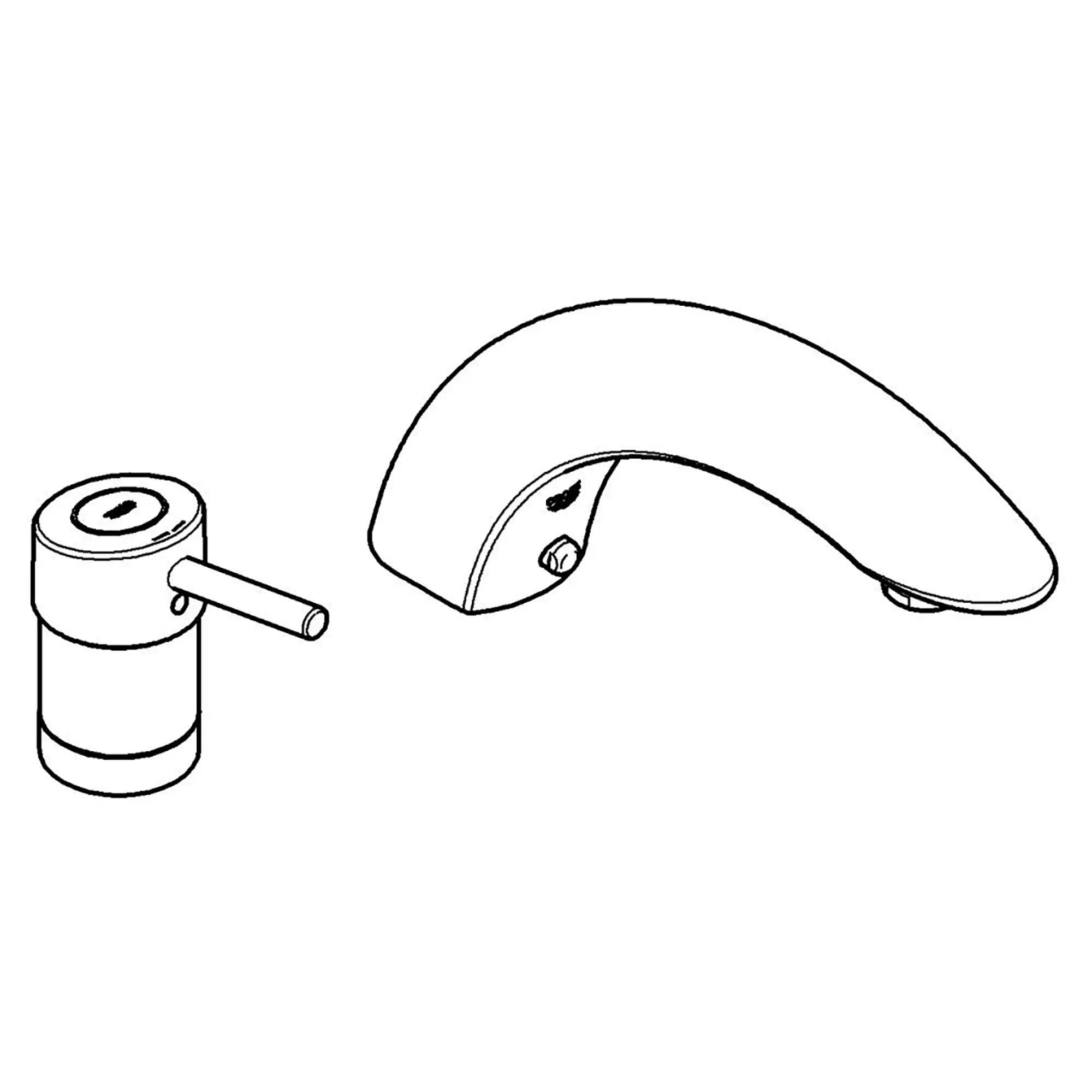 Two-Hole Single-Handle Bathtub Faucet // BRUSHED NICKEL INFINITYFINISH // 15367_34273EN0-Concetto-Two-Hole_Single-Handle_Bathtub_Faucet_0_CDNwebp.webp