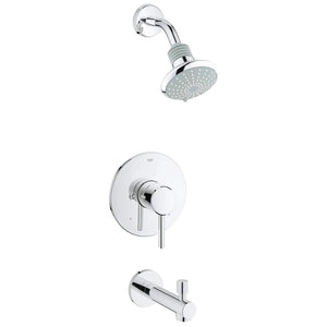 [35009001] Single-Handle Single-Spray Tub and Shower Faucet Combination - GROHE StarLight Chrome