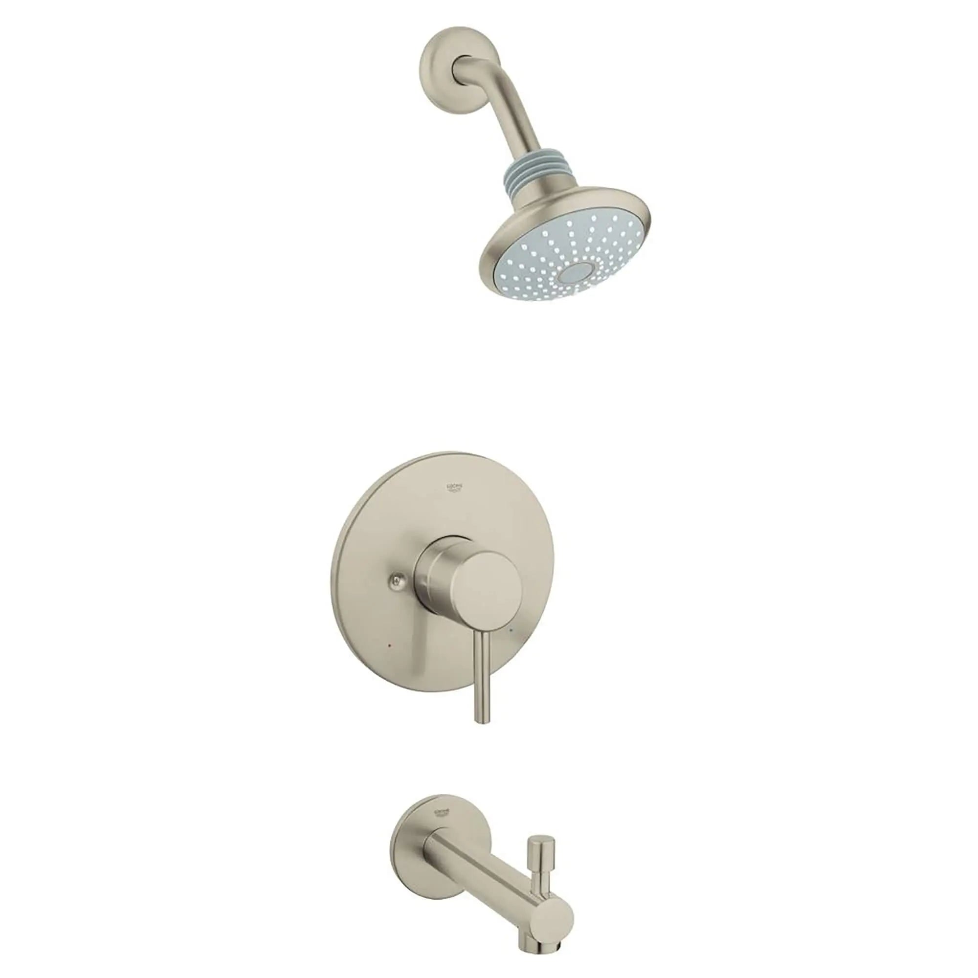 Single-Handle Single-Spray Tub and Shower Faucet Combination // BRUSHED NICKEL INFINITYFINISH // 15400_35009EN1-Concetto-Pressure_Balance_Valve_Bathtub_Shower_Combo_Faucet_0_CDNwebp.webp