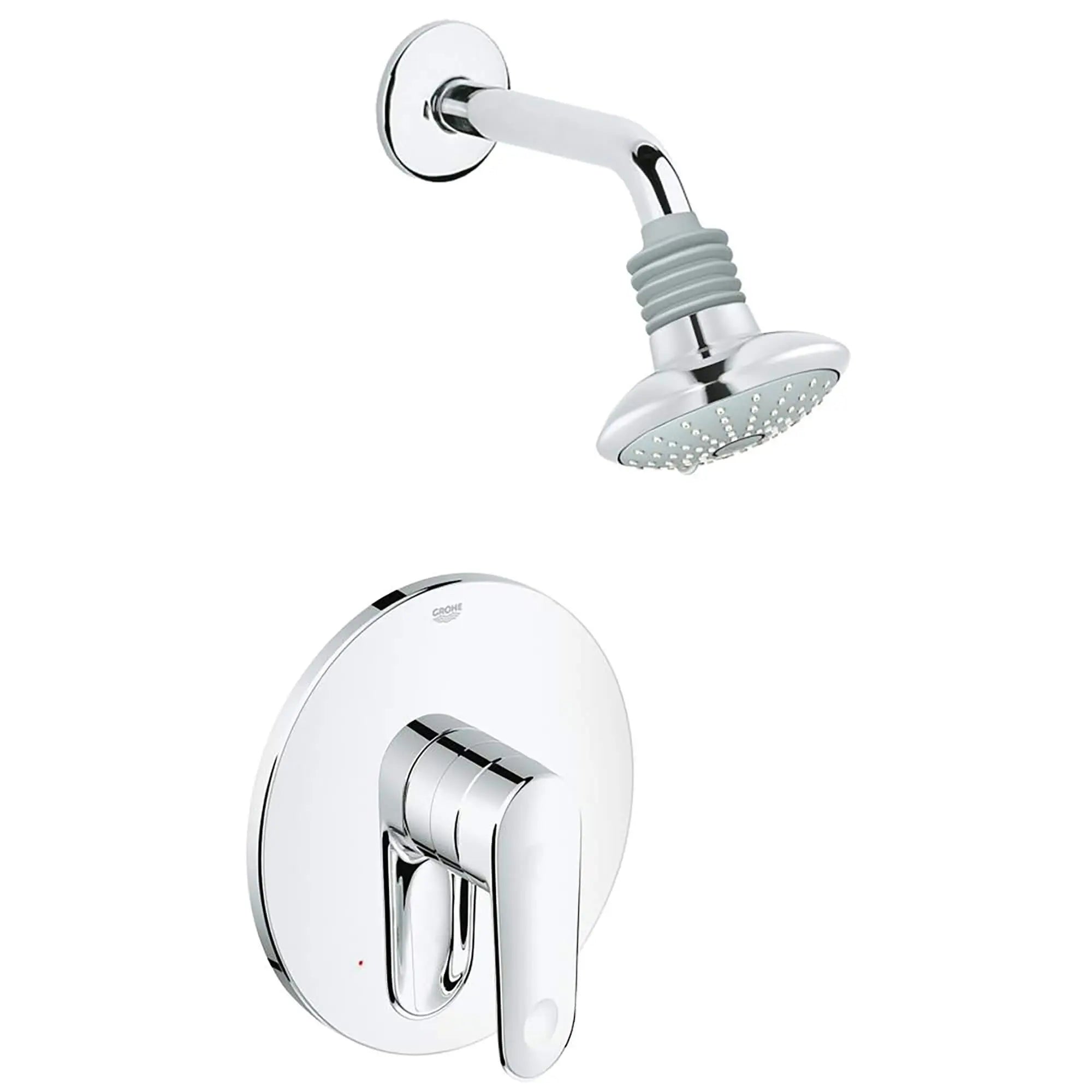 Pressure Balance Valve Trimset Shower // GROHE STARLIGHT CHROME // 15413_35017002-Europlus-Pressure_Balance_Valve_Bathtub_Shower_Combo_Faucet_0_CDNwebp.webp