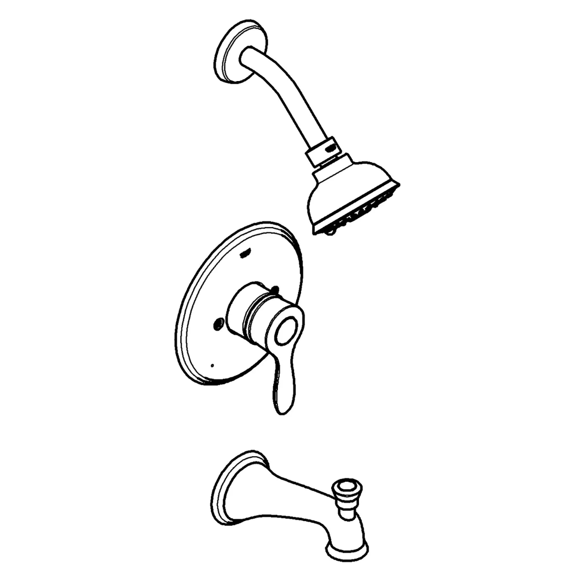 Parkfield Pressure Balance Valve Bathtub/Shower Combo Faucet // BRUSHED NICKEL // 15435_35040ENA-Parkfield-Pressure_Balance_Valve_Bathtub_Shower_Combo_Faucet_0_CDNwebp.webp