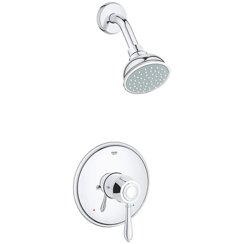 Pressure Balance Valve Shower Combo - GROHE StarLight Chrome