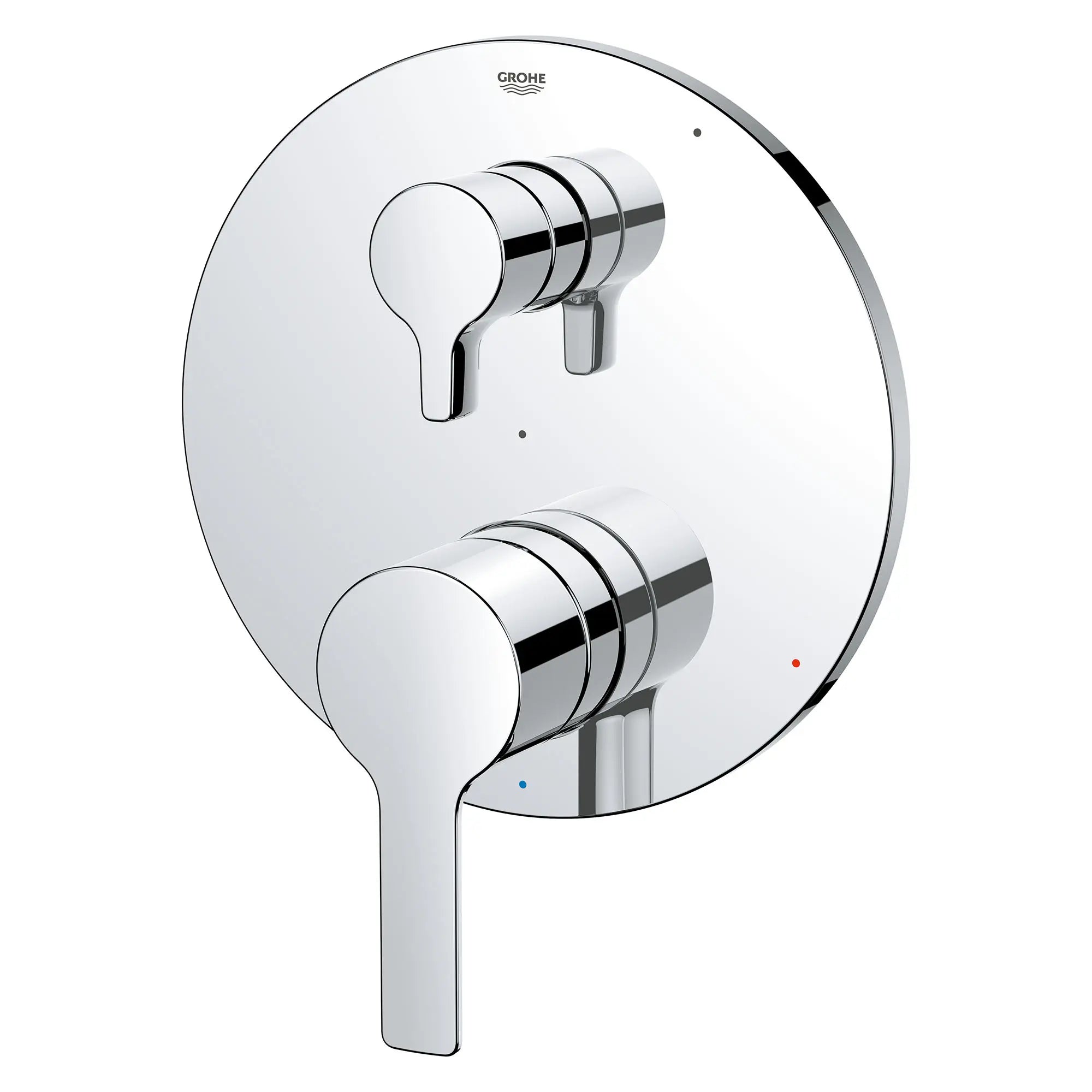 LINEARE PRESSURE BALANCE VALVE TRIM WITH 2-WAY DIVERTER WITH CARTRIDGE // GROHE STARLIGHT CHROME // 154463_29421000_2_0_CDNwebp.webp