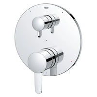 [29425000] COSMOPOLITAN PRESSURE BALANCE VALVE TRIM WITH 3-WAY DIVERTER WITH CARTRIDGE - GROHE StarLight Chrome