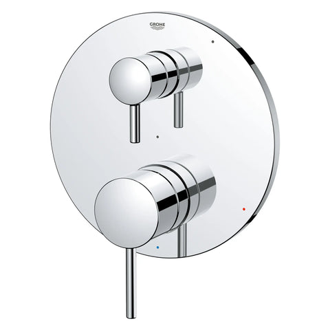 TIMELESS PRESSURE BALANCE VALVE TRIM WITH 2-WAY DIVERTER WITH CARTRIDGE - GROHE StarLight Chrome