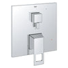 [29422000] EUROCUBE PRESSURE BALANCE VALVE TRIM WITH 2-WAY DIVERTER WITH CARTRIDGE - GROHE StarLight Chrome