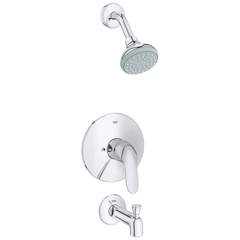 Pressure Balance Valve Tub/Shower Combo - GROHE StarLight Chrome