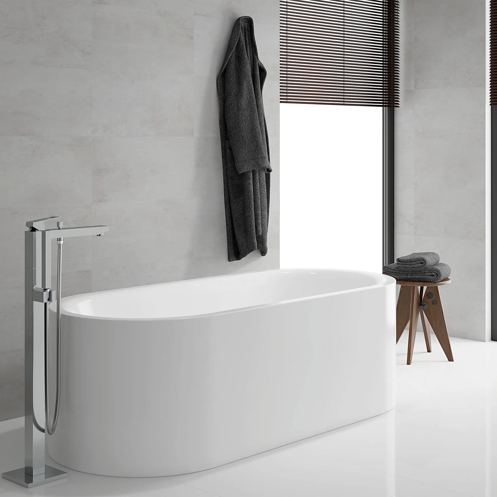 Single-Handle Freestanding Tub Faucet with 1.75 GPM (6.6 L/min) Hand Shower // GROHE STARLIGHT CHROME // 154568_B-23672001_0_CDNwebp.webp