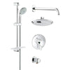 [35051000] GrohFlex Cosmopolitan 1-Spray Pressure Balance Shower System - GROHE StarLight Chrome