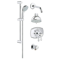 [35053000] GrohFlex Authentic 4-Spray 2-Function Pressure Balance Shower System - Brushed Nickel InfinityFinish
