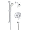 [35053001] Dual Function Pressure Balance Valve Shower Set - GROHE StarLight Chrome