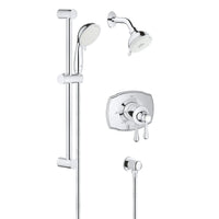 [35053001] Dual Function Pressure Balance Valve Shower Set - GROHE StarLight Chrome