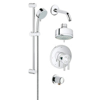 [35055000] GrohFlex Timeless 4-Spray 2-Function Pressure Balance Shower System - Brushed Nickel InfinityFinish