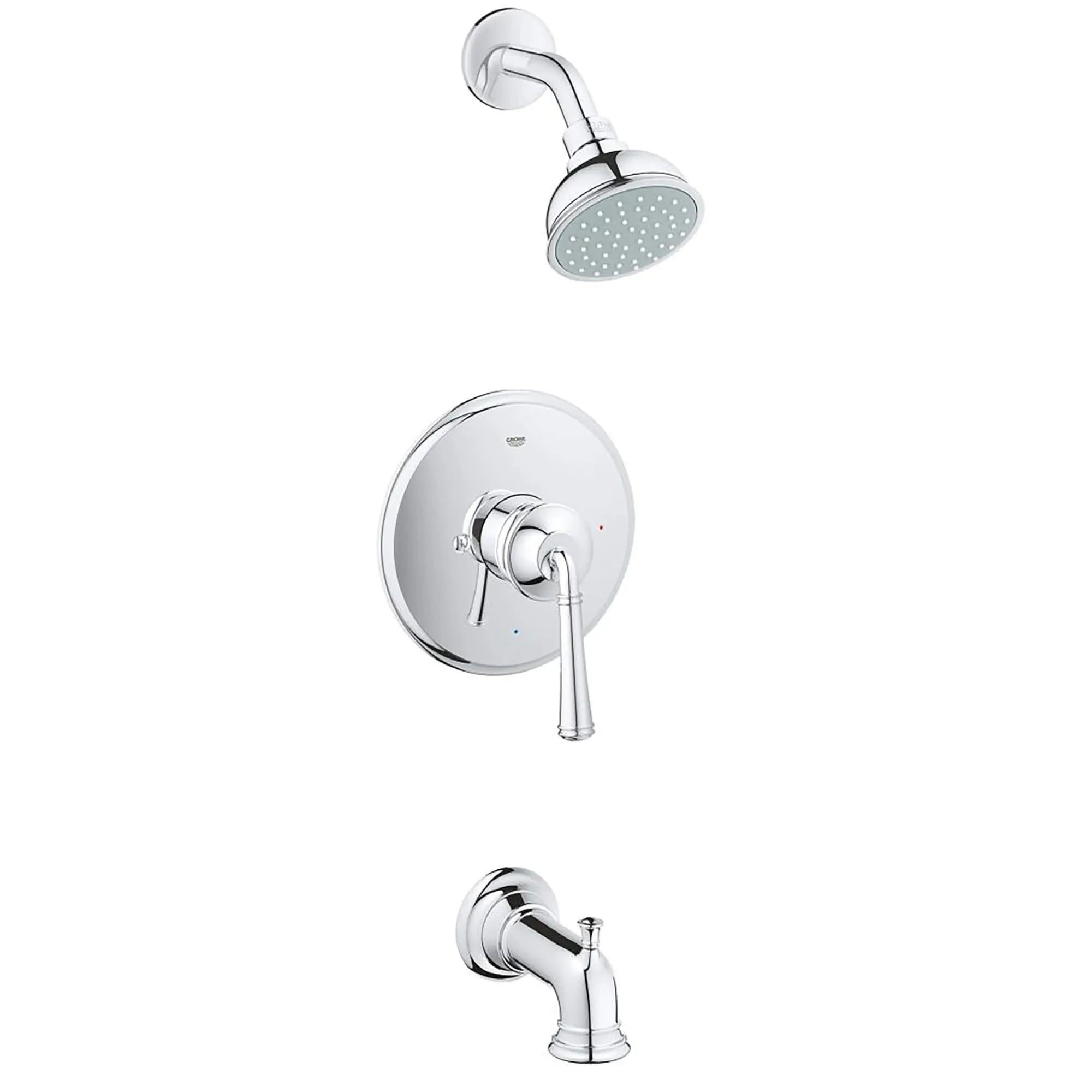 Gloucester Pressure Balance Valve Trimset Bath US // GROHE STARLIGHT CHROME // 15473_35059000-Gloucester-Pressure_Balance_Valve_Trim_0_CDNwebp.webp