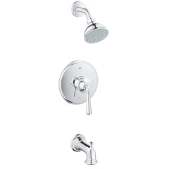 [35059000] Gloucester Pressure Balance Valve Trimset Bath US - GROHE StarLight Chrome