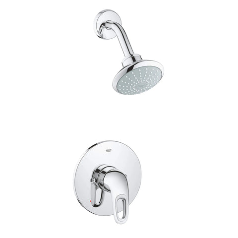 Pressure Balance Valve Tub/Shower Combo - GROHE StarLight Chrome