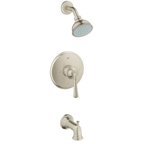 Gloucester Pressure Balance Valve Trimset Bath US - Brushed Nickel InfinityFinish