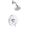 [35075001] Pressure Balance Valve Shower Combo - Brushed Nickel InfinityFinish