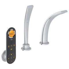 [36056000] Digital Two-Hole Bathtub Faucet with Handshower - GROHE StarLight Chrome