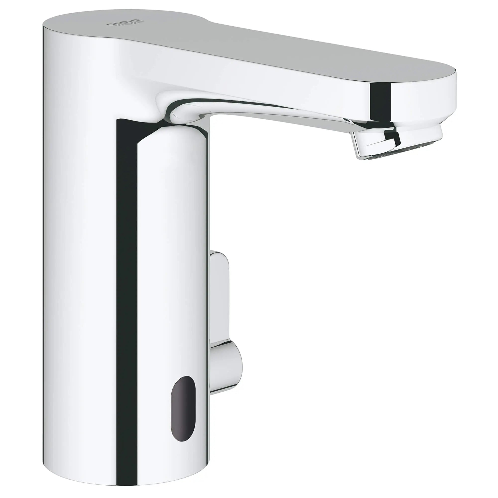 Cosmopolitan E Centerset Touchless Electronic Bathroom Faucet With Temperature Control Lever // GROHE STARLIGHT CHROME // 15560_36328000-eurosmart-cosmopolitan-e-infra-red-electronic-basin-mixer-with-mixing-device-and-adjustable-temperature-limiter-starlight-chrome_0_CDNwebp.webp