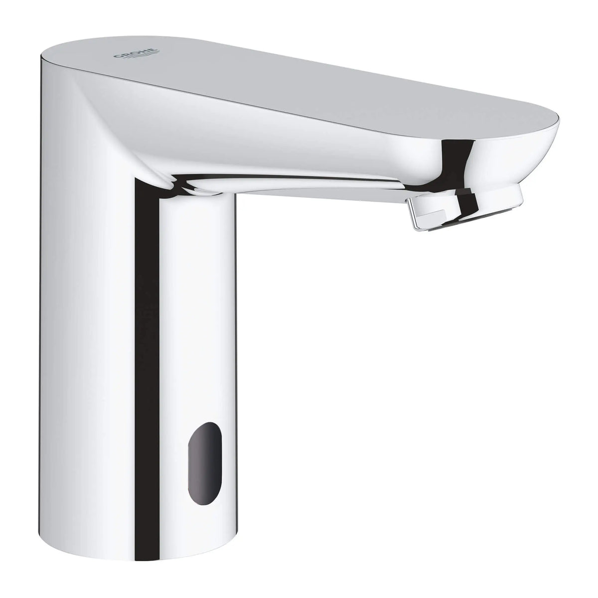 GROHE Cosmopolitan E Commercial Touchless Faucet GROHE Cosmopolitan E chrome infrared commercial touchless bathroom faucet