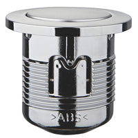 [37115PI0] Push Button And Escutcheon - Matte Chrome/Chrome