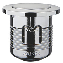 [37115PI0] Push Button And Escutcheon - Matte Chrome/Chrome