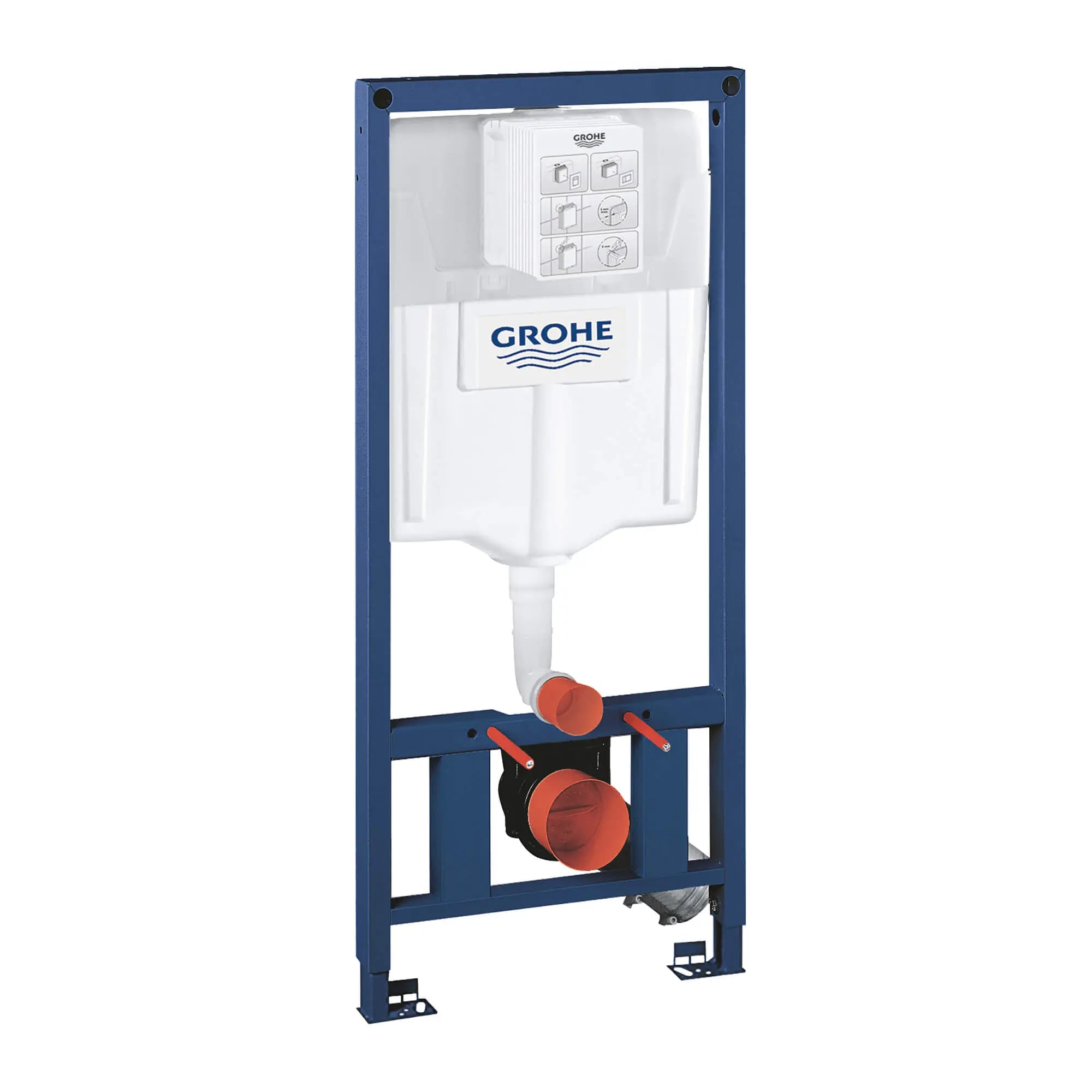 2" x 6" In-Wall Carrier and Tank for Toilet // GROHE STARLIGHT CHROME // 15650_38749002-rapid-sl-wall-carrier-for-toilet_0_CDNwebp.webp