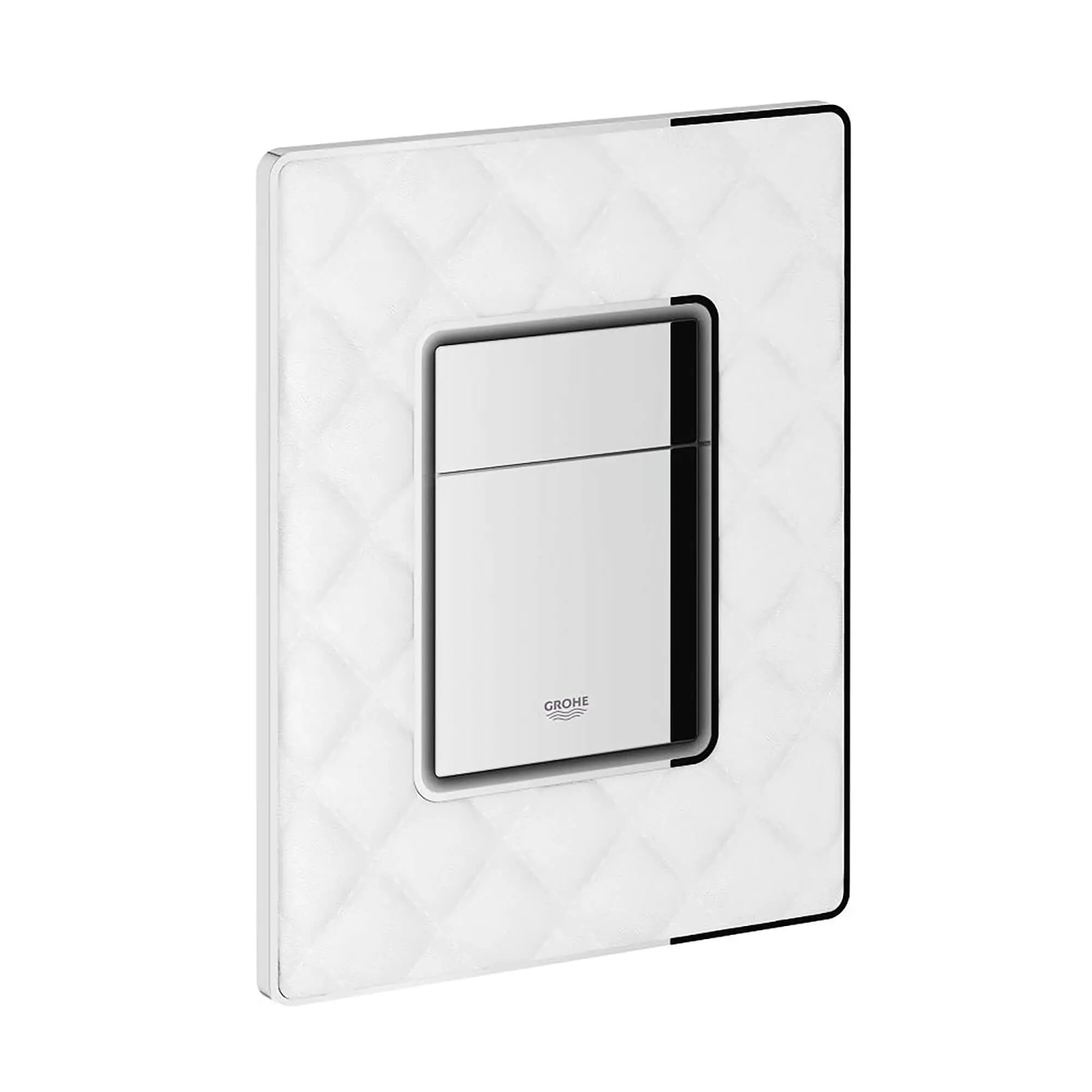 Cosmopolitan Leather WC Plate // WHITE LEATHER // 15714_38913XR0-Skate_Cosmopolitan-Wall_Plate_0_CDNwebp.webp