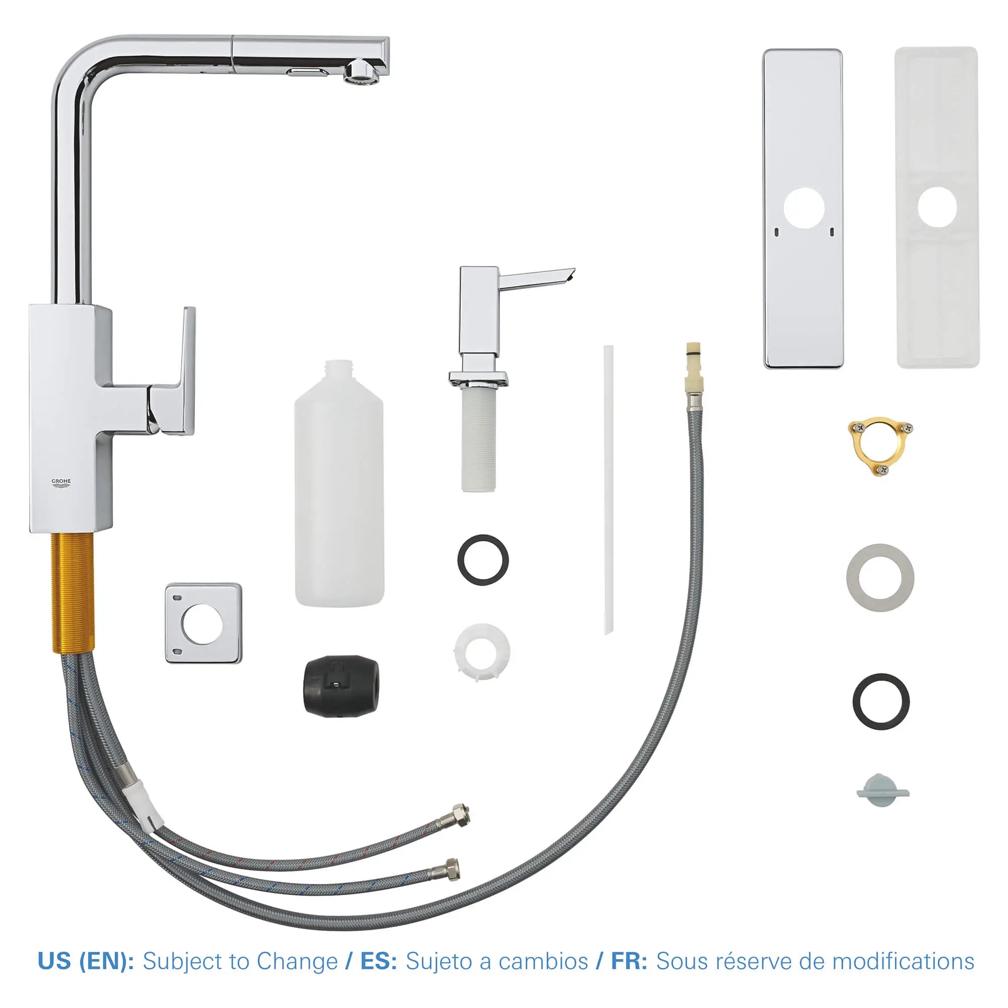 Tallinn Pull-Out Faucet // GROHE STARLIGHT CHROME // 1572_30367000-single-handle-pull-out-kitchen-faucet-enviro-8_0_CDNwebp.webp