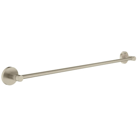 Essentials Bath Towel Bar 600 Mm - Brushed Nickel InfinityFinish