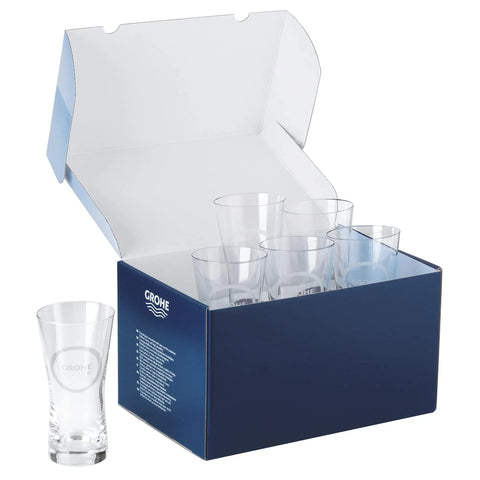 GROHE Blue Water Glasses (6 Pieces) - No Finish
